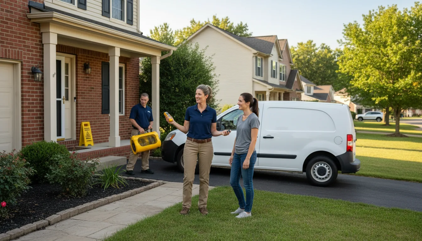 Water restoration image for Dehumidification And Cleanup Services in West Covina, CA